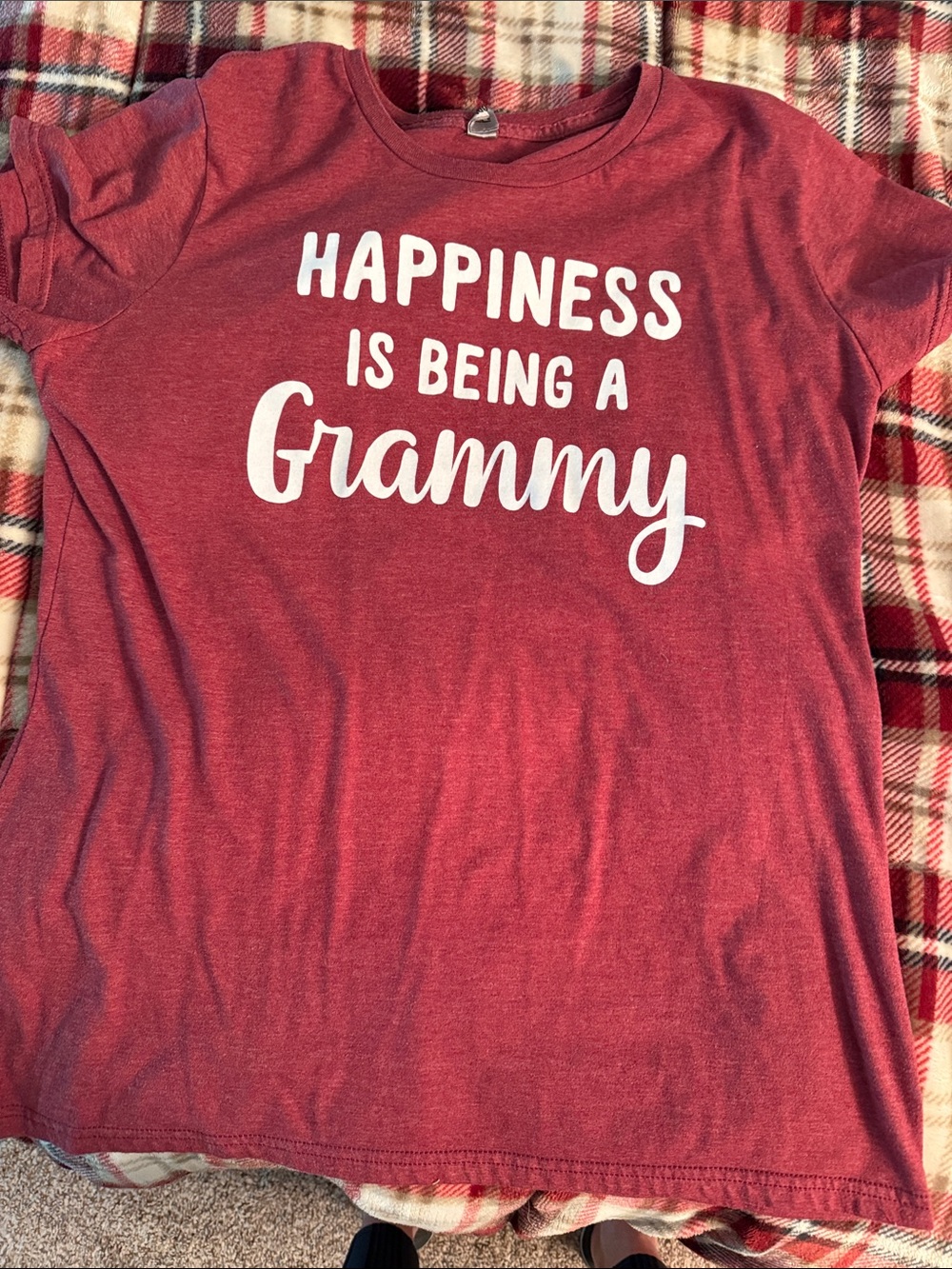 Happiness Is Being a Grammy Red Graphic Tee